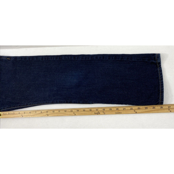 American Eagle Jeans Mens 26 x 26 Original Straight Dark Wash Denim‎ - Picture 10 of 12